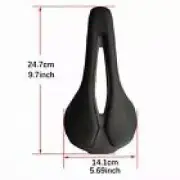 Road Bike Saddle Shock Absorption Lightweight for Adults Replacement for BMX