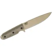 EKA Swedish fixed blade knife RTG1 Tan 57 HRC 1095 carbon steel micarta handle