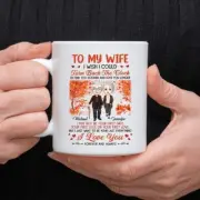 To My Wife I Wish I Could Turn Back The Clock Valentine Mug Personalized