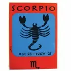 Scorpio Magnet Zodiac Sign Astrology Horoscope Refrigerator Magnet 2.5" x 3.5"