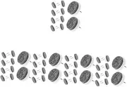 SHINEOFI 5sets Chair Leg Nail Pads Nonslip Furniture Protectors for Carpet Vibration Noise Absorbing Durable Design for Home Dorm Use Protect Hardwood Floors from Scratches 10pcs*5