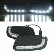 For Smart Fortwo 2008-2011 LED DRL Driving Fog Lamp Daytime Running Light White (for: Smart)