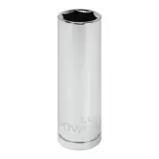 Powerbuilt 3/8 Inch Drive x 9/16 Inch 6 Point Deep Socket - 641203
