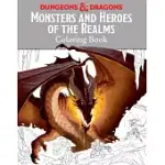 MONSTERS AND HEROES OF THE REALMS COLORING BOOK