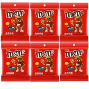 901386 6 x 144.6G PACKET M&M'S M&MS PEANUT BUTTER CHOCOLATE CANDIES