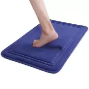Memory Foam Bath Mat 24x16 Non Slip Machine Washable Quick Dry & Absorbent Ba...