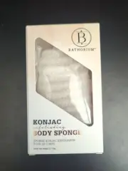 Bathorium Konjac Walnut Shell Exfoliating Body Sponge