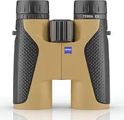 [ZEISS] Terra ED Binoculars 8x42 Waterproof, Fogproof, Easy Focus High Powered Compact Binoculars with Coated Glass for Low Light Vision for Bird Watching, Hunting, Sightseeing, Travel, Black-Sand