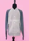 NEW HERMES TEDDY LAMBSKIN LEATHER CASHMERE VARSITY JACKET XS BASEBALL BOMBER TOP