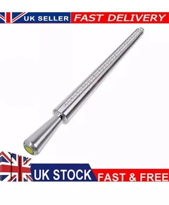 Ring Measurement Tools Sizing Gauges Belt Mandrel Stick Sizer Set Kit UK
