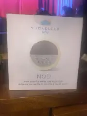 Yogasleep Baby Nod White Noise Sound Machine with Dimmable Night Light, White