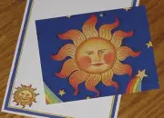Susan Winget Art - SUNFACE - Vintage 1994 Lang Main Street Press Note Cards 7ct