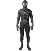 unbrand Spider-man Costume Black/red Remy Spider-man Cosplay Superhero Zentai Outfit Halloween Costume Adult/teenager 140