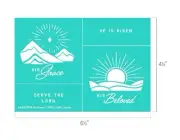 NEW “His Grace” Chalk Couture Chalk Transfer Stencil Size A