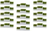 15 Pieces 1:75 Scale OO Flower Beds Model for Street Railway Building Decor