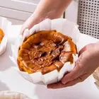 Basque Cake Baking Made Easy with Disposable Non - foldable Silicone Oil Paper