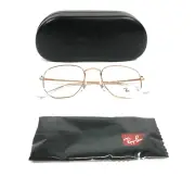 Ray-Ban Eyeglasses Frames RB6448 3094 Rose Gold Hexagonal Wire Rim 51-21-145