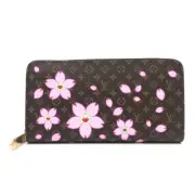 LOUIS VUITTON M13433 Murakami Takashi Monogram ZippyWallet Cherry Blossom Wallet