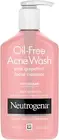 Neutrogena Oil-Free Salicylic Acid Pink Grapefruit Pore Cleansing Acne Wash a...