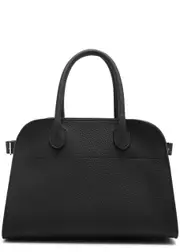 The Row Soft Margaux 10 Leather top Handle bag - Black ONE SIZE