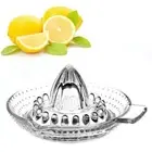 Manual Lemon Squeezer Glass Fruit Squeezer Durable Orange Juicer