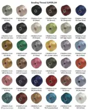 Beading Thread Tex 35 or Tex 45 S-Lon Thread