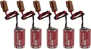 HOUYIBO 5PCS ER3 Lithium Battery 3.6V 1100mah PLC Backup Battery Non Rechargeable with Plug Disposable for Water Meters