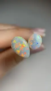 SET OF TWO! 5.35TCW & 2.5TCW- Lightning Ridge Dark Opals