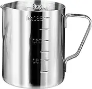 WELKOR Stainless Steel Milk Frothing Pitcher For Espresso Machine,350ML/550ML/900ML,jarra espumadora de leche,Milk Coffee Cappuccino Latte Art Barista Steam Pitchers Milk Jug Cup (350ML)