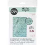 Sizzix 662287 Winter Snowflakes Katelyn Lizardi 3D Textured Impressions Emboss