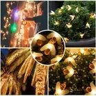Honeybee Shaped LED Night Lights PVC Garden Lamp String Lamp Outdoor Courtyard