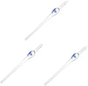 STOBOK 3pcs Flexible Handmade Glass Pen Multi-color Calligraphy Practice Dip Pen