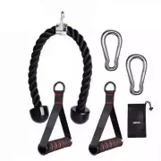 Tricep Rope Push Pull Down Cord For Bodybuilding Exercise Gym Workout Fitness