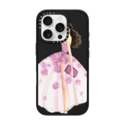 iPhone 16 Pro Impact Case MagSafe Compatible A Rose is a Rose (Fashion Illustration Transparent Phone Case)