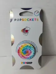PopSockets Phone Grip Stand TIE DYE PSYCH OUT POPGRIP PopSocket Swappable