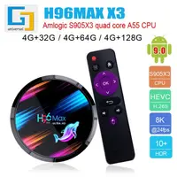 在飛比找蝦皮購物優惠-✶◈✤H96MAX X3 電視盒 S905X3 安卓9.0 