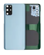 Back Cover Glass With Camera Lens For Samsung Galaxy S20 Plus (Blue)