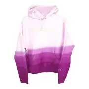 Champion LIFE Women's C patch logo Reverse Weave Tonal Spry Berry Purple Hoodie