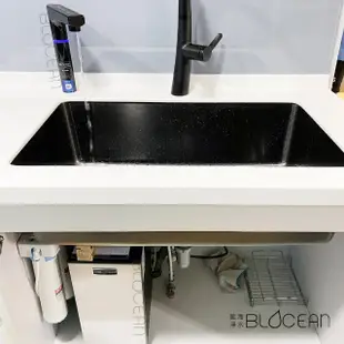 【藍海淨水】BO-7008冷熱觸控式廚下型飲水機（極致黑）+BO-8112 Pro 雙倍抑菌專業級淨水系統