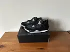 Size 8 - Jordan 4 Retro SE Mid Black Canvas