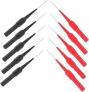 CHICAMPERA 10pcs Wire Probe Test Needle High Temperature Resistant Multimeter Probes for Electrical Circuit Testing Fit for Automotive Repair Needs
