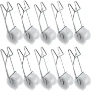 10 Pack Greenhouse Trellising Kit, Tomato Trellis Roller Hooks with 15M Twine fo