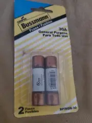 Cooper Bussmann 30 Amp Non Current Limiting Fuse Class H NON-30 BP/NON-30