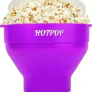 The Original Hotpop Microwave Popcorn Popper, Silicone Popcorn Maker,...