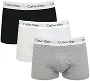 [Calvin Klein] Men's Cotton Stretch Low Rise Trunk 3 Pack