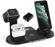 3 in 1 Wireless Charger Fast Charging Station For iPhone Samsung Airpods Pro iWatch