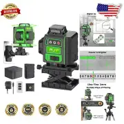 Precision 4D Laser Level 360° Self-Leveling Tool - Rechargeable & Green Laser