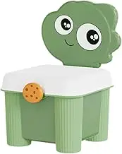 ARTIBETTER Storage Stool Child Storage O-ttoman Plastic Toddler O-ttoman Kids Toy Storage Stool for Kids Classroom Living Room Bedroom