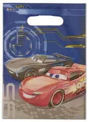 Disney Pixar Cars 3 PARTY TREAT BAGS - 8 bags Lightning McQueen, Jackson Storm
