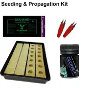 Seeding Propagation Kit Cloning Heat Mat Mini Trimmer Grodan 75mm Cube Clonex